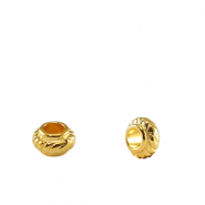 Perle Metall DQ Spacer Bali Ring 6mm Gold (Nickelfrei)