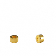 Perle Metall DQ Tubes Gold (Nickelfrei)