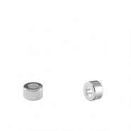 Perle Metall DQ Tubes Antik silber (Nickelfrei)