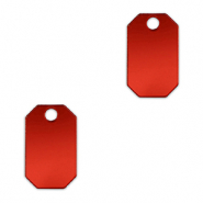 Statement-Anh&auml;nger Octagon Metallic red