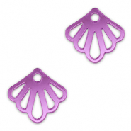 Statement-Anh&auml;nger Shell Metallic lilac purple