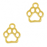 Anh&auml;nger Metall DQ Dog Paw Gold (Nickelfrei)