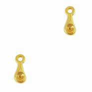 Anh&auml;nger Metall DQ Drop Gold (Nickelfrei)