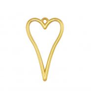 Anh&auml;nger Metall DQ Heart Gold