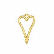 Anh&auml;nger Metall DQ Heart Gold