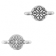 Anhänger Metall DQ Connector Antik silber (Nickelfrei)