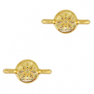 Anhänger Metall DQ Connector Gold (Nickelfrei)