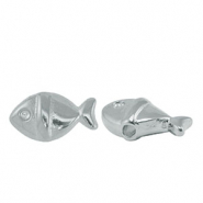 Perlen Metall DQ Fish Antik silber (Nickelfrei)