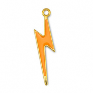 Anh&auml;nger Metall DQ Thunder Orange-Gold (Nickelfrei)