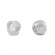 Perle Metall DQ Cube Antik silber (Nickelfrei)