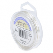 Artistic Wire 18 Gauge Silver plated Tarnish resistant Silver