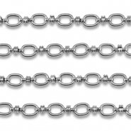 Zubehör aus Stainless Steel - Rostfreiem Stahl Gliederkette Oval Silver