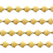 Zubehör aus Stainless Steel - Rostfreiem Stahl Gliederkette Shell Gold
