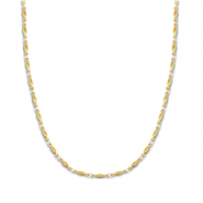Stainless Steel - Rostfrei Stahl Kette Oval Gold