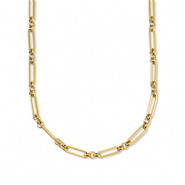 Stainless Steel - Rostfrei Stahl Gliederkette Gold