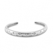 Stainless Steel - Rostfrei Stahl Armbänder Bangle Silver