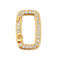 Farbiges Zubeh&ouml;r F&uuml;r Schl&uuml;ssel Anh&auml;nger Rectangle Gold