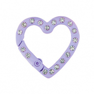 Farbiges Zubeh&ouml;r F&uuml;r Schl&uuml;ssel Anh&auml;nger Heart Purple