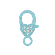 Farbiges Zubeh&ouml;r F&uuml;r Karabinerverschluss Heart Light blue