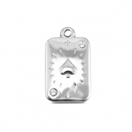 BY31® Anhänger aus Stainless Steel - Rostfreiem Stahl Card Spade Silver