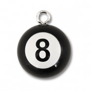 Statement-Anh&auml;nger 8-ball Black-white