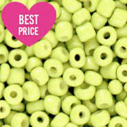 Rocailles Perlen Glas 12/0 (2mm) Lime yellow