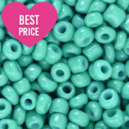 Rocailles Perlen Glas 12/0 (2mm) Teal green