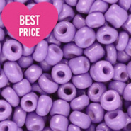 Rocailles Perlen Glas 12/0 (2mm) Deep lavender purple