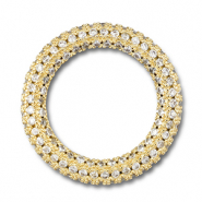 TQ Metall Brass Connector Round Gold
