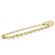 Zubeh&ouml;r Metall Ornamental Pin mit 10 &Ouml;sen Gold