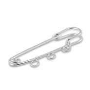 Zubeh&ouml;r Metall Ornamental Pin mit 3 &Ouml;sen Silver