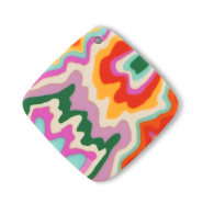 Anh&auml;nger Polymer Rhombus Multicolour