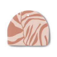 Anh&auml;nger Polymer Light peach pink-light brown