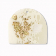 Anh&auml;nger Polymer Off white-beige-gold