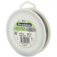 Schmuck Draht 7 Str&auml;nge 0.46mm Beadalon Bright Stainless Steel