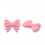 Perlen Acryl Bow Salmon pink