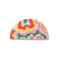 Anh&auml;nger Polymer Semicircle Multicolour