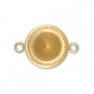 BY31® Zwischenstück aus Stainless Steel - Rostfreiem mit Fassung für SS39 Chaton Gold