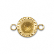 BY31® Zwischenstück aus Stainless Steel - Rostfreiem mit Fassung für SS29 Chaton Gold