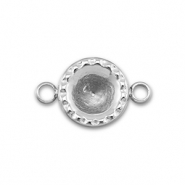 BY31® Zwischenstück aus Stainless Steel - Rostfreiem mit Fassung für SS29 Chaton Silver