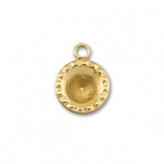 BY31® Anhänger aus Stainless Steel - Rostfreiem mit Fassung für SS29 Chaton Gold