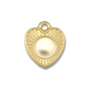 BY31&reg; Anh&auml;nger aus Stainless Steel - Rostfreiem mit Fassung f&uuml;r SS34 Flat Back Gold
