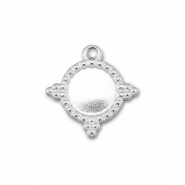 BY31&reg; Anh&auml;nger aus Stainless Steel - Rostfreiem mit Fassung f&uuml;r SS30 Flat Back Silver