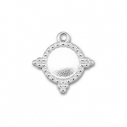 BY31&reg; Anh&auml;nger aus Stainless Steel - Rostfreiem mit Fassung f&uuml;r SS20 Flat Back Silver
