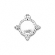 BY31&reg; Anh&auml;nger aus Stainless Steel - Rostfreiem mit Fassung f&uuml;r SS16 Flat Back Silver