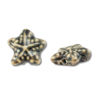 Keramik Perlen Starfish Light brown