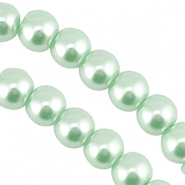 Glaswachs Perlen 8mm Pastel mint green