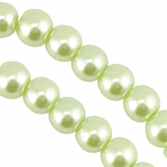 Glaswachs Perlen 6mm Pastel green