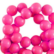 6 mm Perlen aus Acryl shiny Fuchsia pink