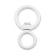 Farbiges Zubeh&ouml;r F&uuml;r Schl&uuml;ssel Anh&auml;nger Round  White